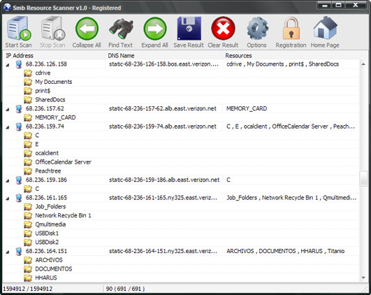 Smb Resource Scanner screenshot